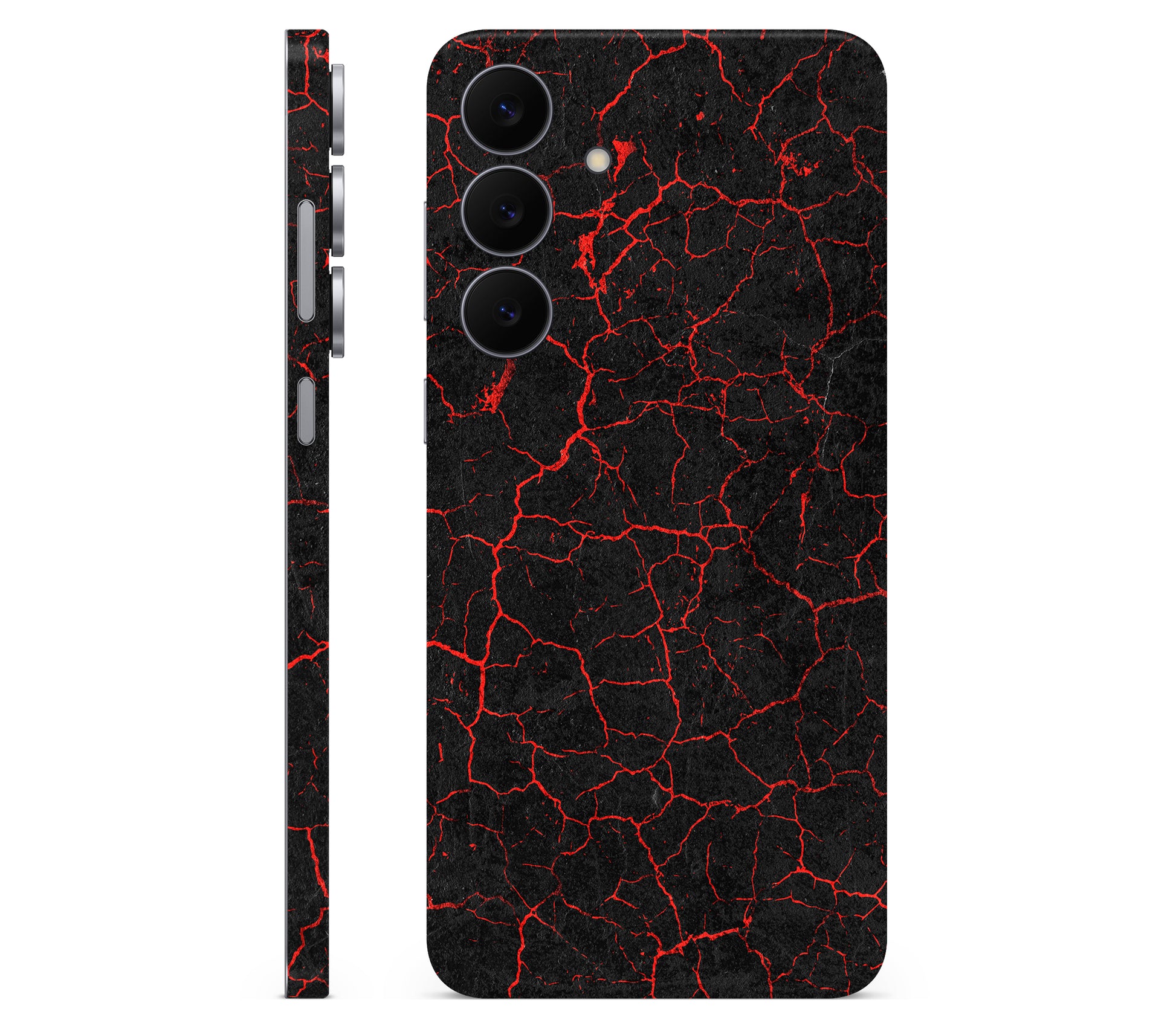 Galaxy S25 FE skin, Hellcrack, full wrap skin
