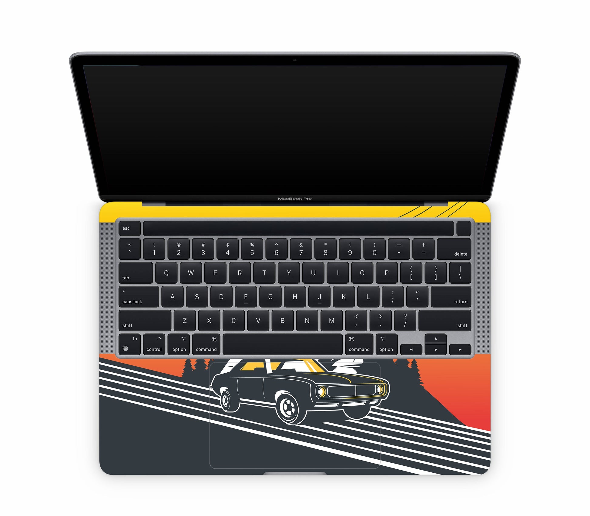 MacBook Pro 13" (2022, M2) skin, Last Ride, inside skin