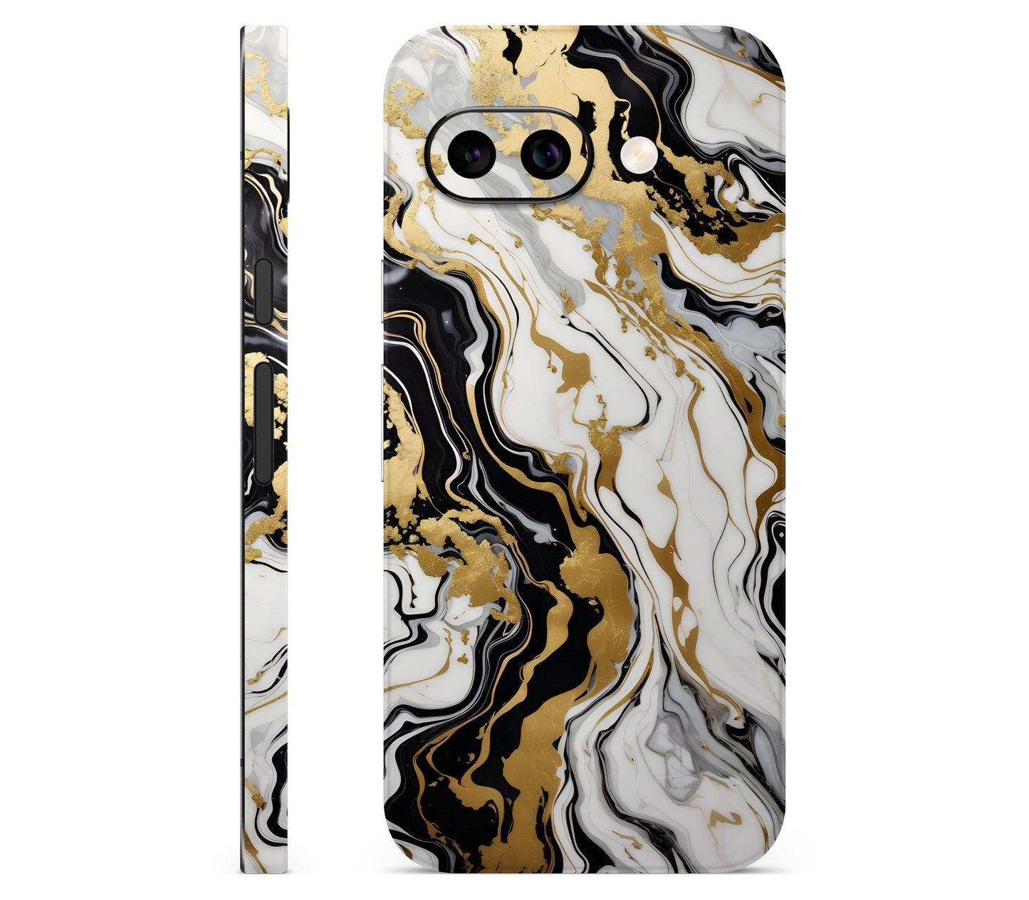 Google Pixel 10A skin, Gold Flare, full wrap skin