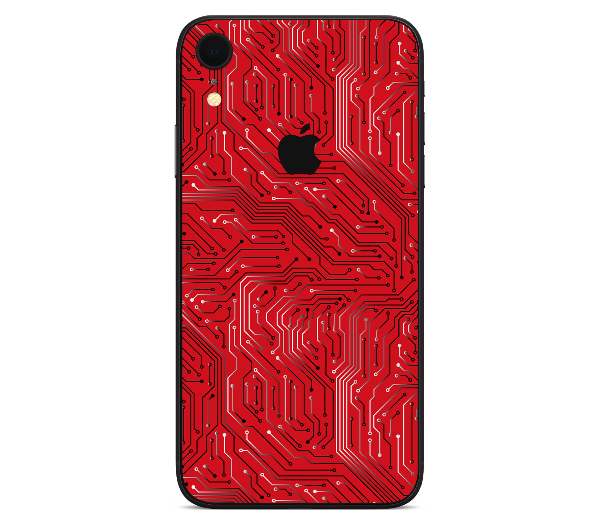 iPhone XR skin, REDLINE, back skin with logo cutout
