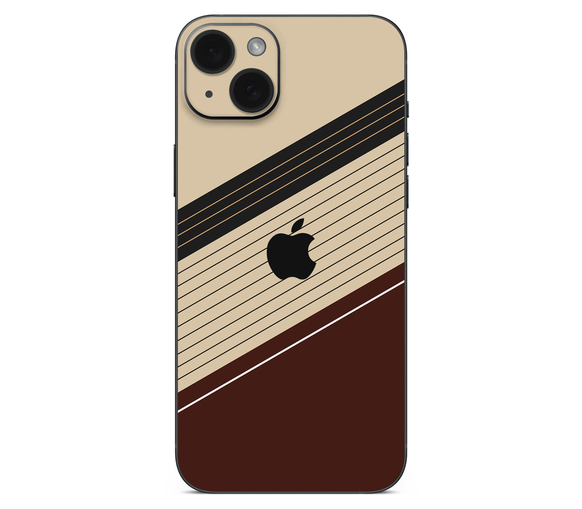 iPhone 15 skin, Edge, back skin with logo cutout
