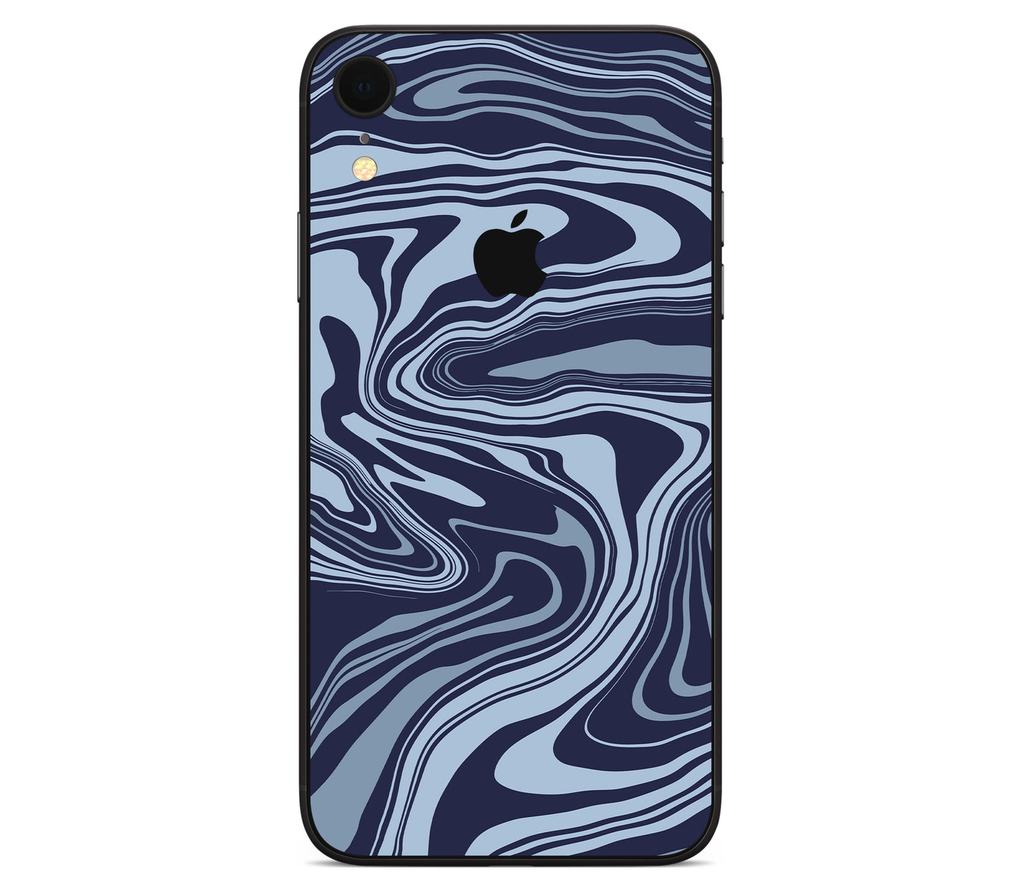 iPhone XR skin, Vertigo (Blur), back skin with logo cutout