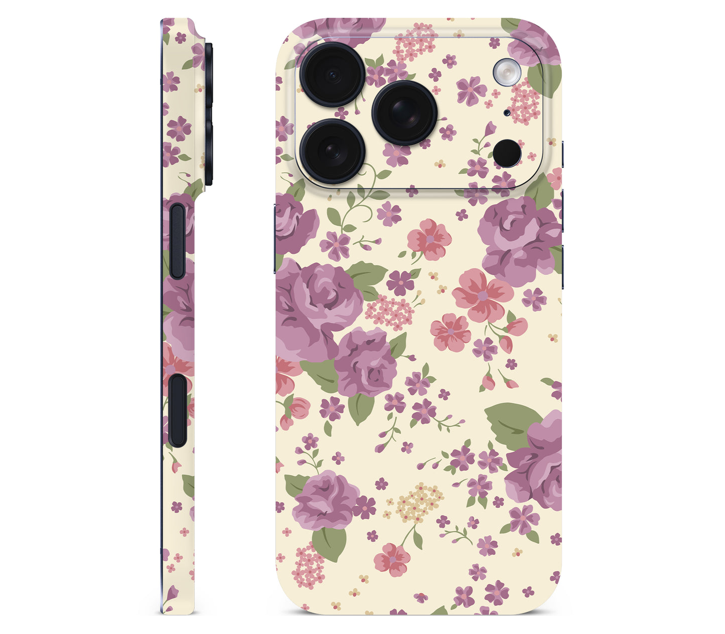 iPhone 17 Pro skin, Lilac, full wrap without logo cutout
