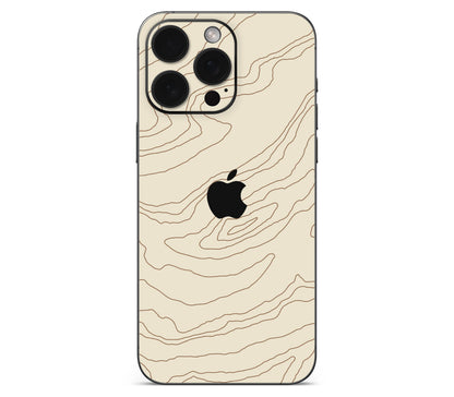 iPhone 15 Pro skin, Dune, back skin with logo cutout