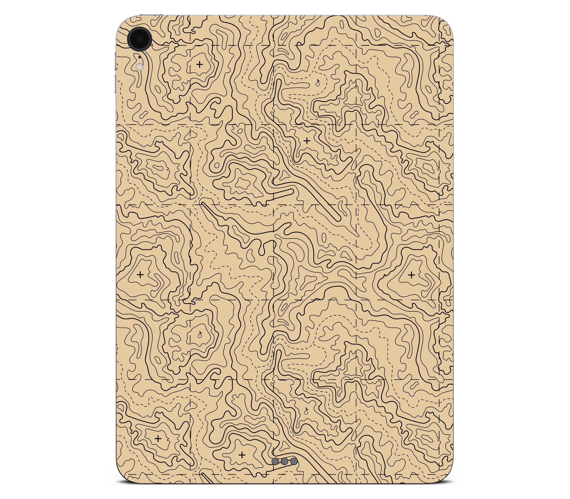 iPad Pro 12.9" (2018-2019, Gen 3) skin, Lockdown (Sandline), back skin without logo cutout