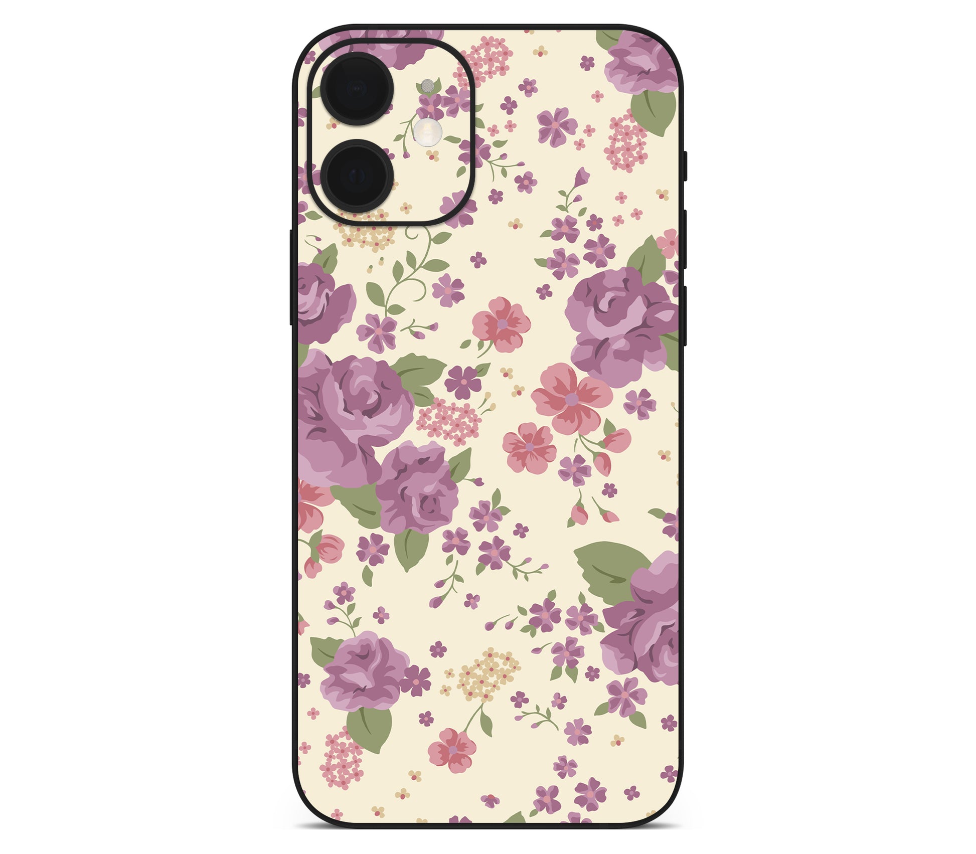 iPhone 12 skin, Lilac, back skin without logo cutout