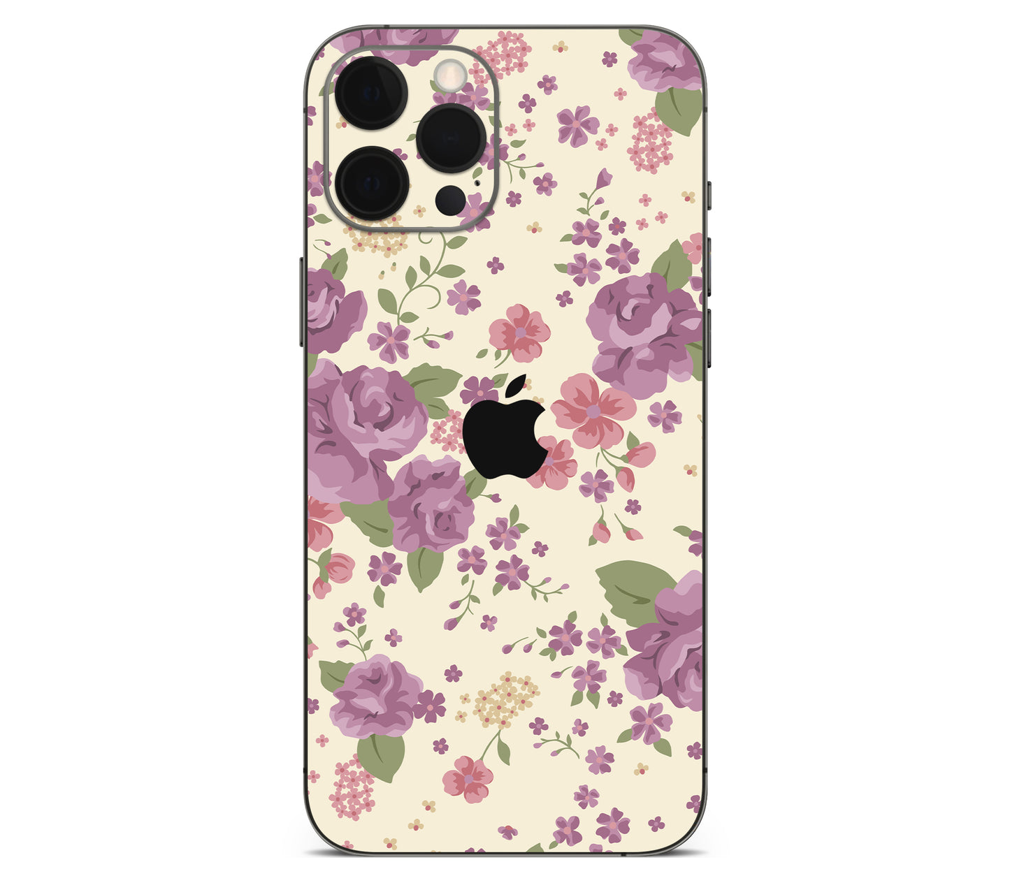 iPhone 12 Pro skin, Lilac, back skin with logo cutout