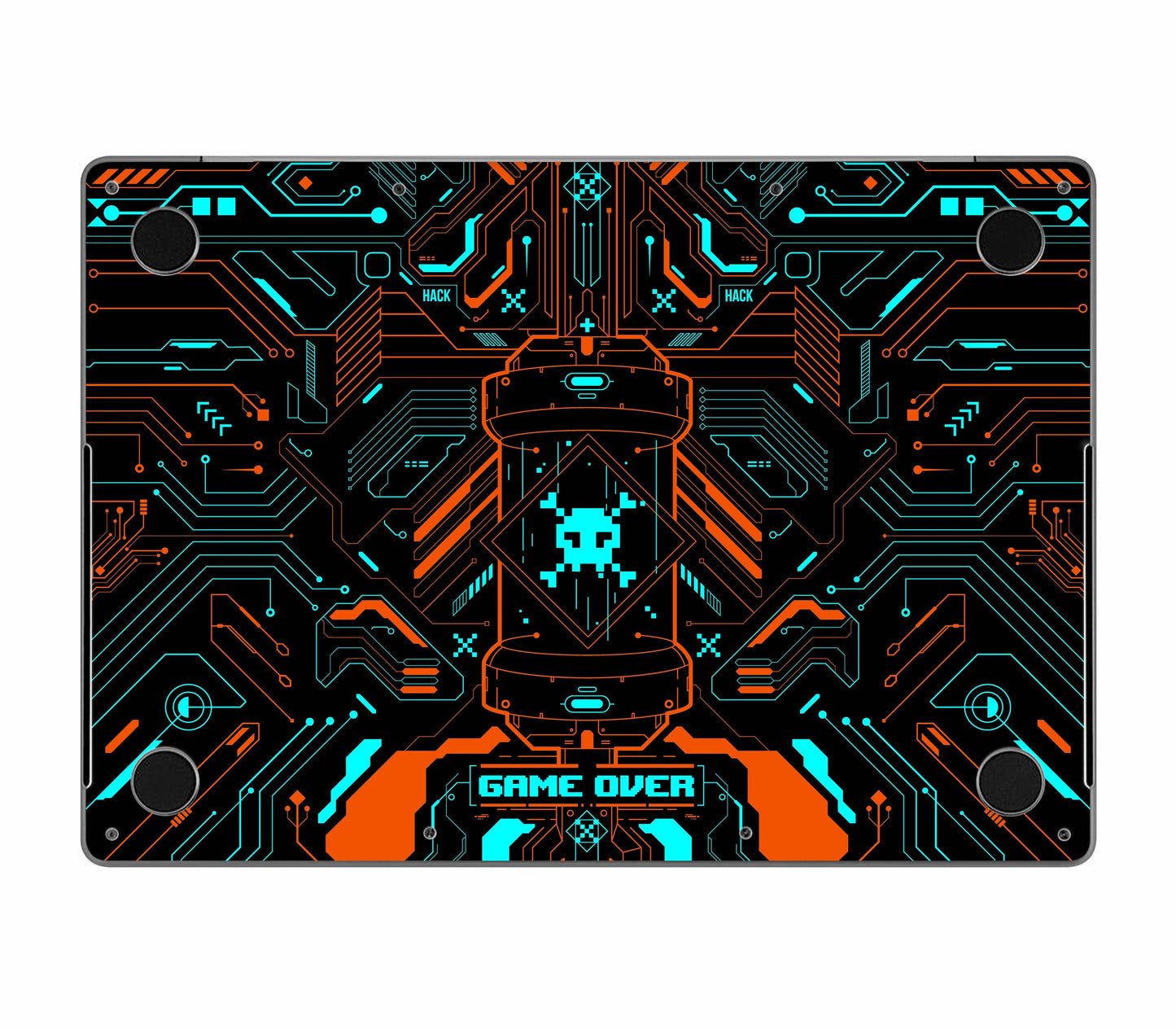 MacBook Pro 16" (2024, M4) skin, Fatal Error, bottom skin