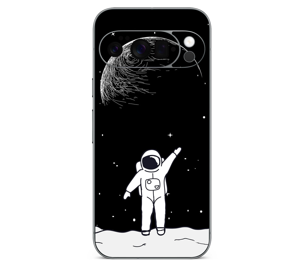 Google Pixel 11 Pro skin, Moonwave, back skin