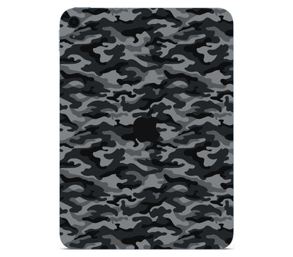 iPad 10.9" (2025, Gen 11) skin, Urban Camo, back skin with logo cutout