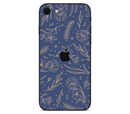 iPhone SE 2020 Gen2 skin, Twilight, back skin with logo cutout
