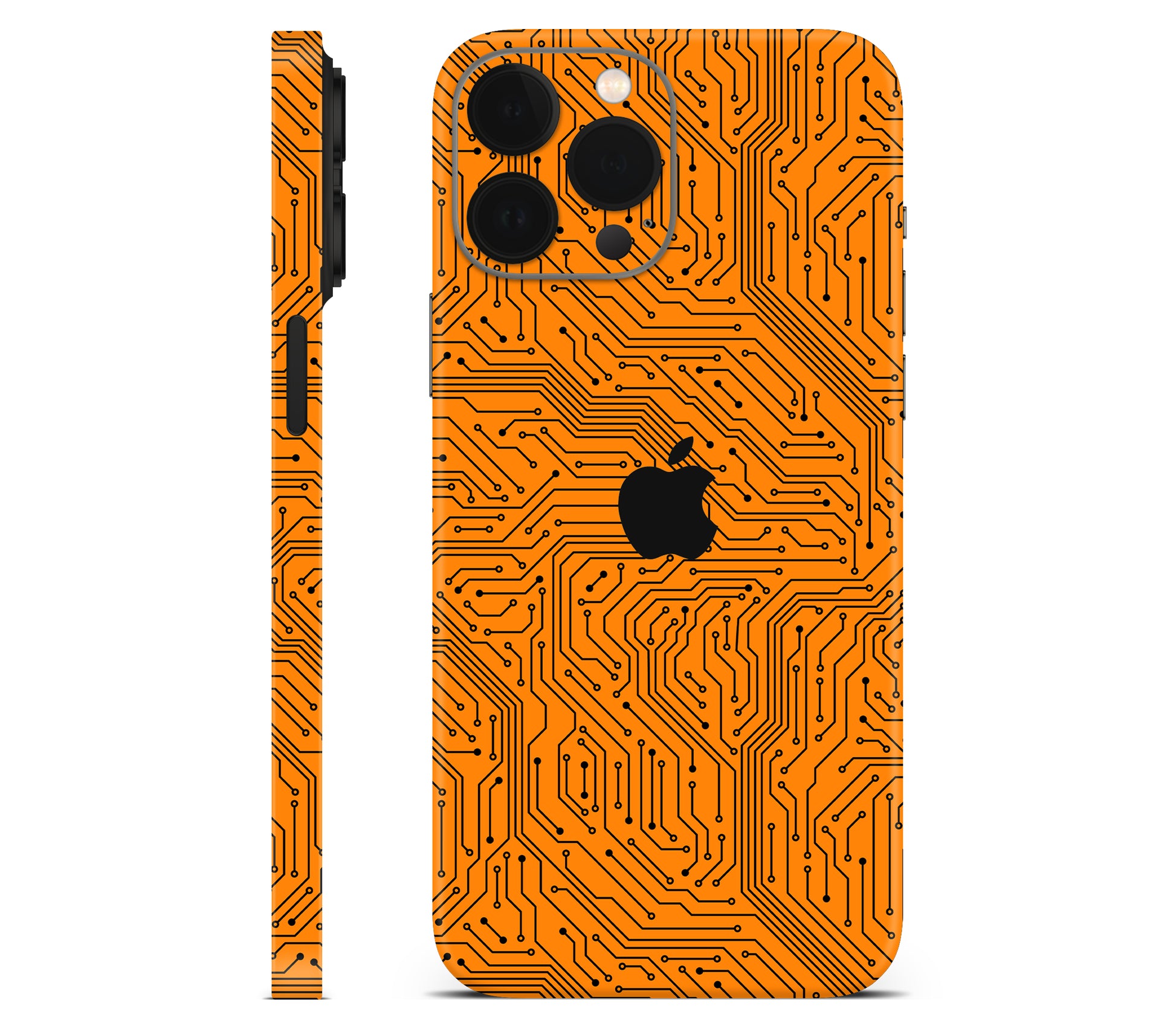 iPhone 13 Pro skin, Pulse Grid, full wrap with logo cutout