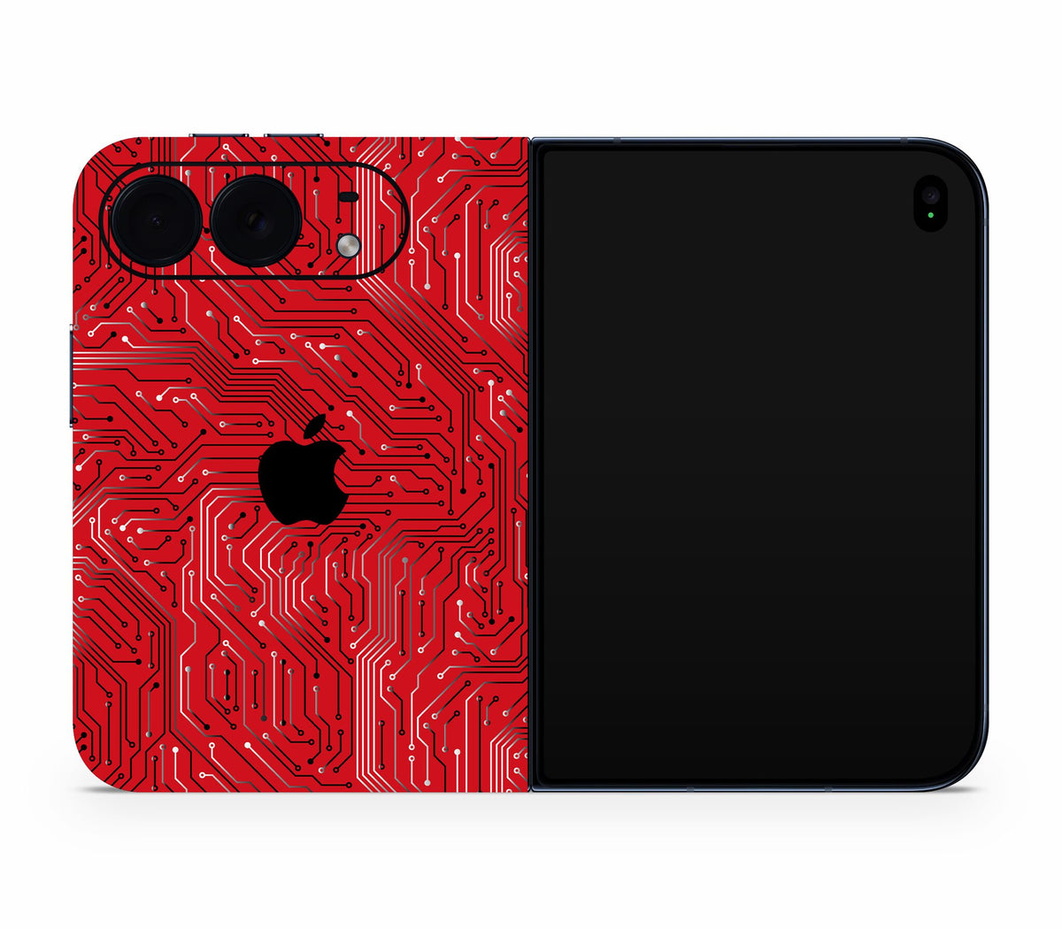 iPhone Duo skin, REDLINE, full wrap with logo cutout