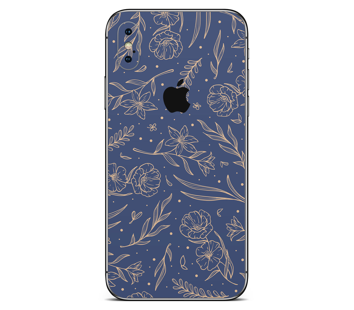 iPhone X skin, Twilight, back skin with logo cutout