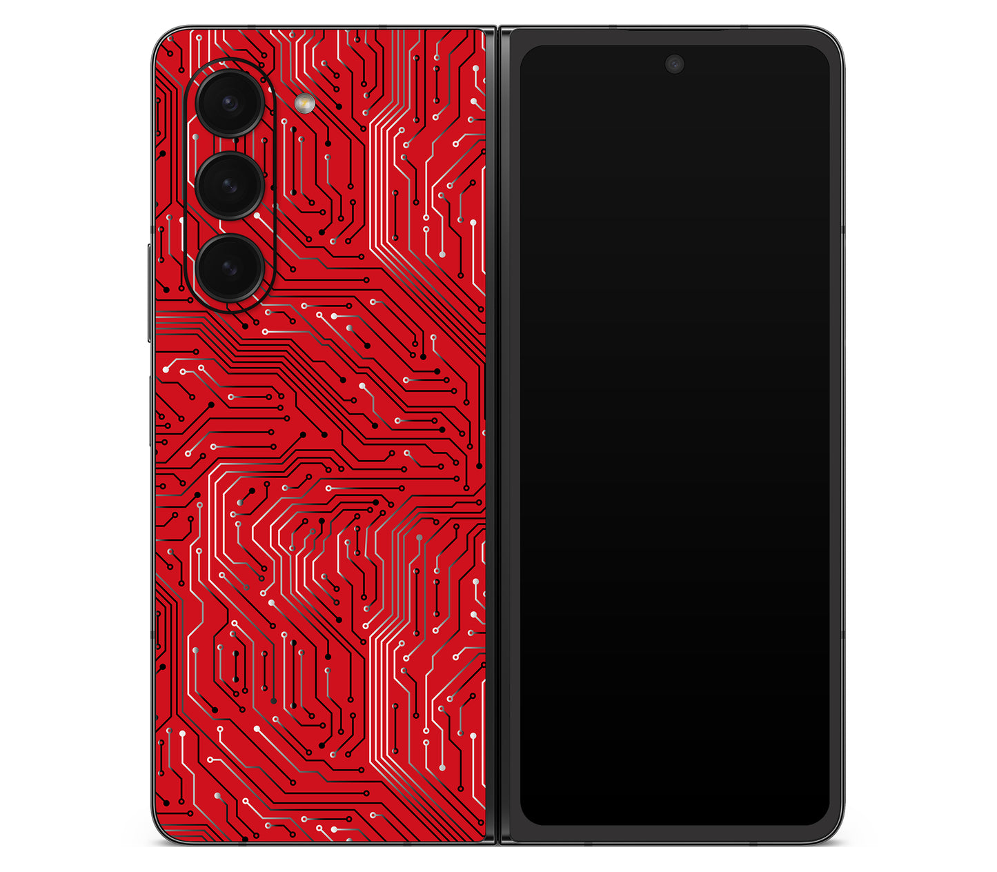Galaxy Z Fold 5 skin, REDLINE, full wrap skin