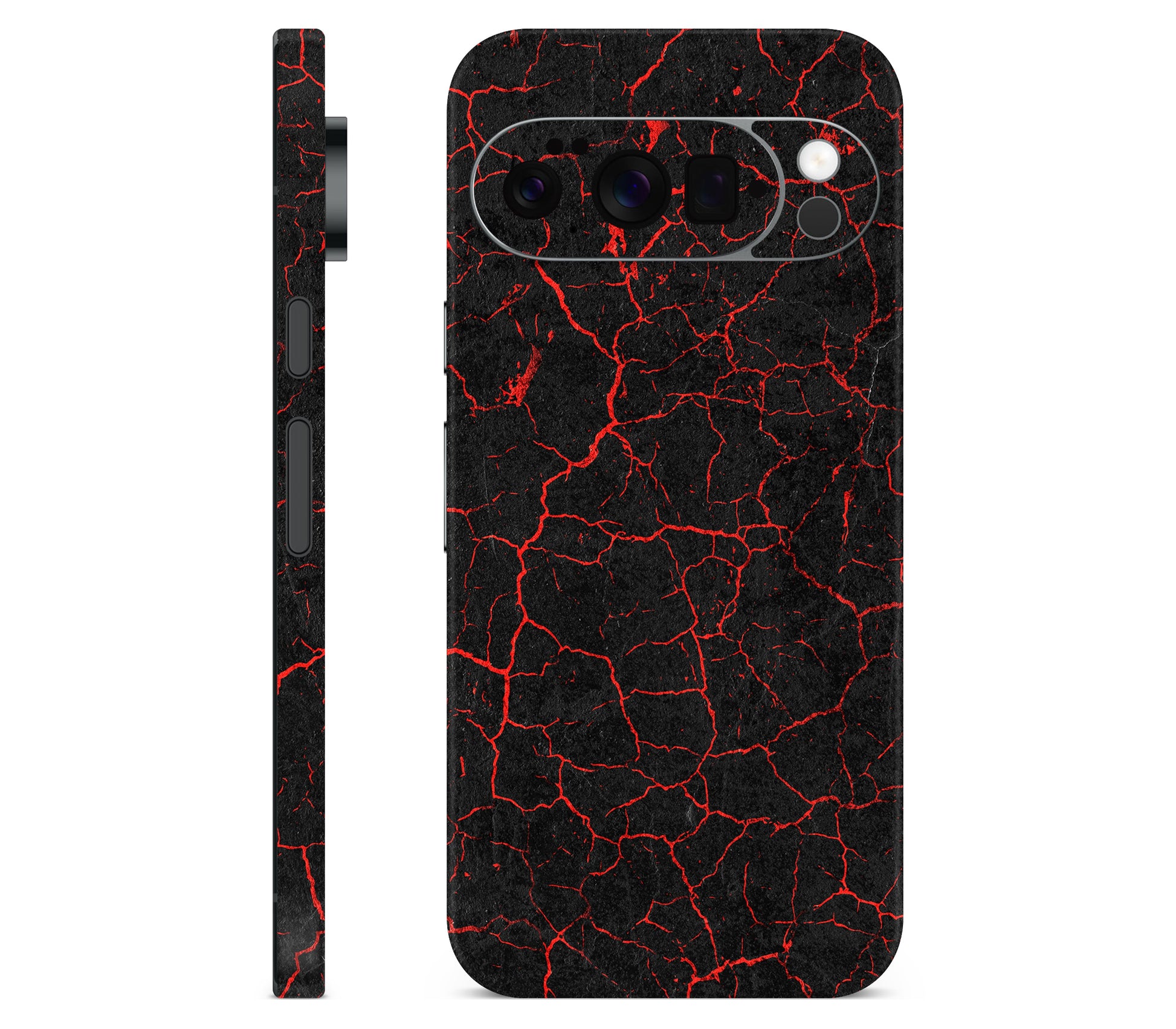 Google Pixel 11 Pro skin, Hellcrack, full wrap skin