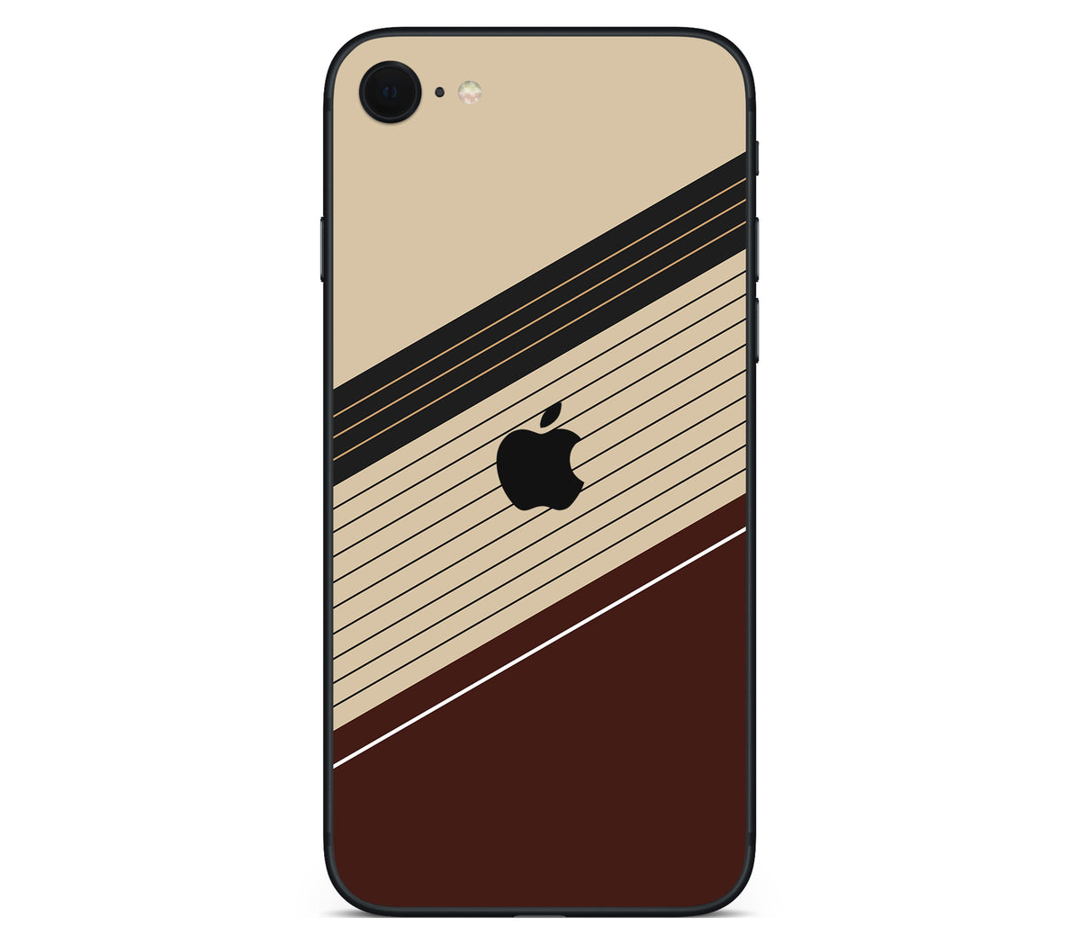 iPhone SE 2022 Gen3 skin, Edge, back skin with logo cutout