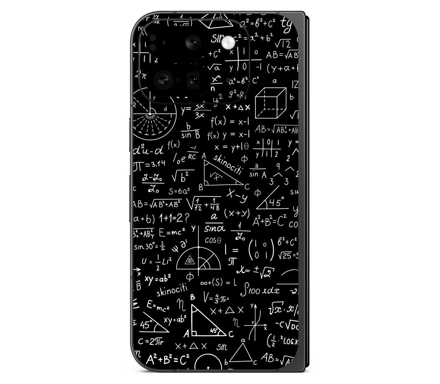 Google Pixel 11 Pro Fold skin, Math Madness, back skin