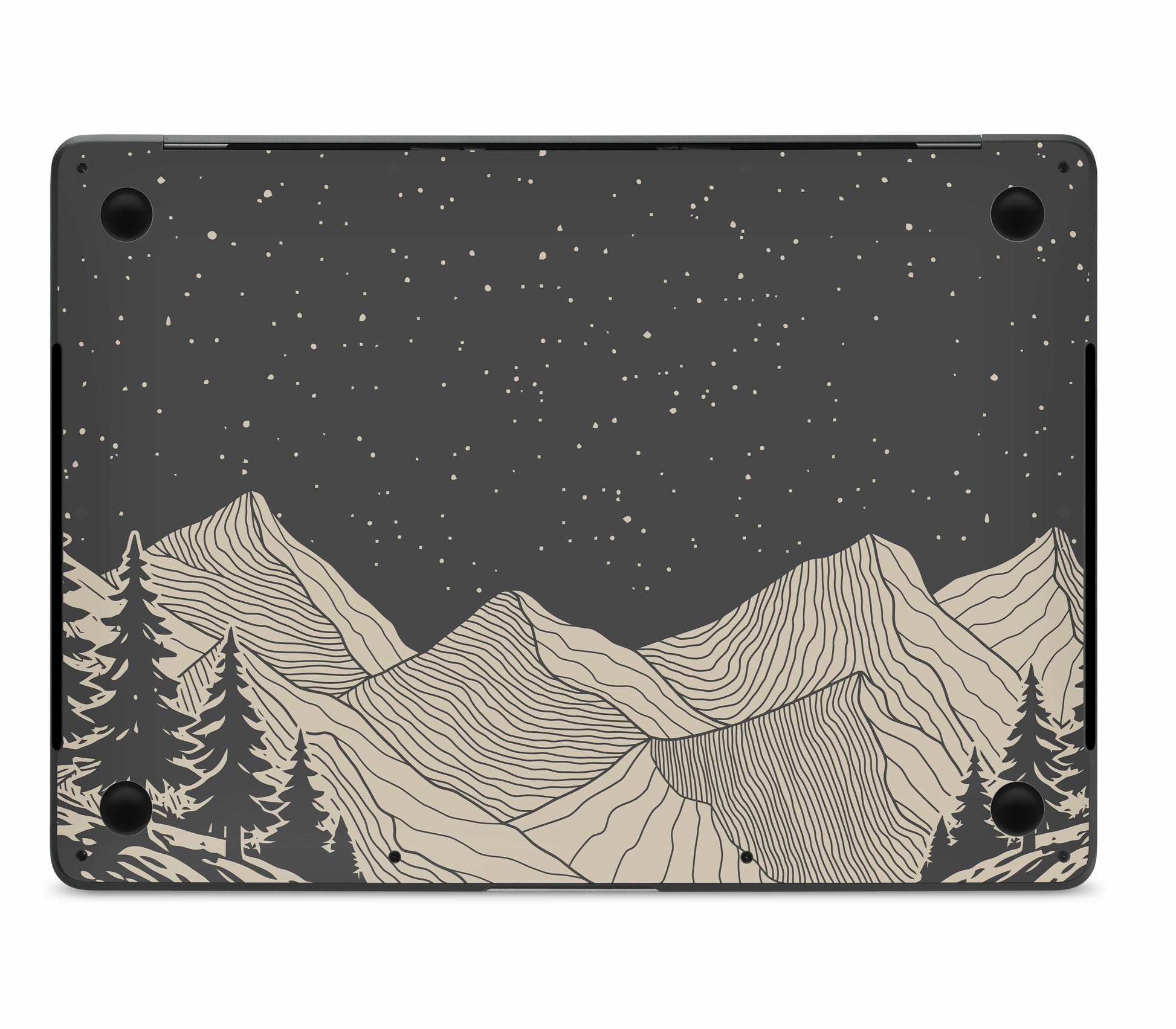 MacBook Pro 13" (2016 - 2017) skin, Nightline, bottom skin