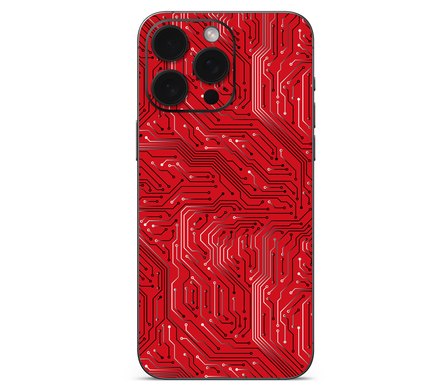 iPhone 15 Pro skin, REDLINE, back skin without logo cutout