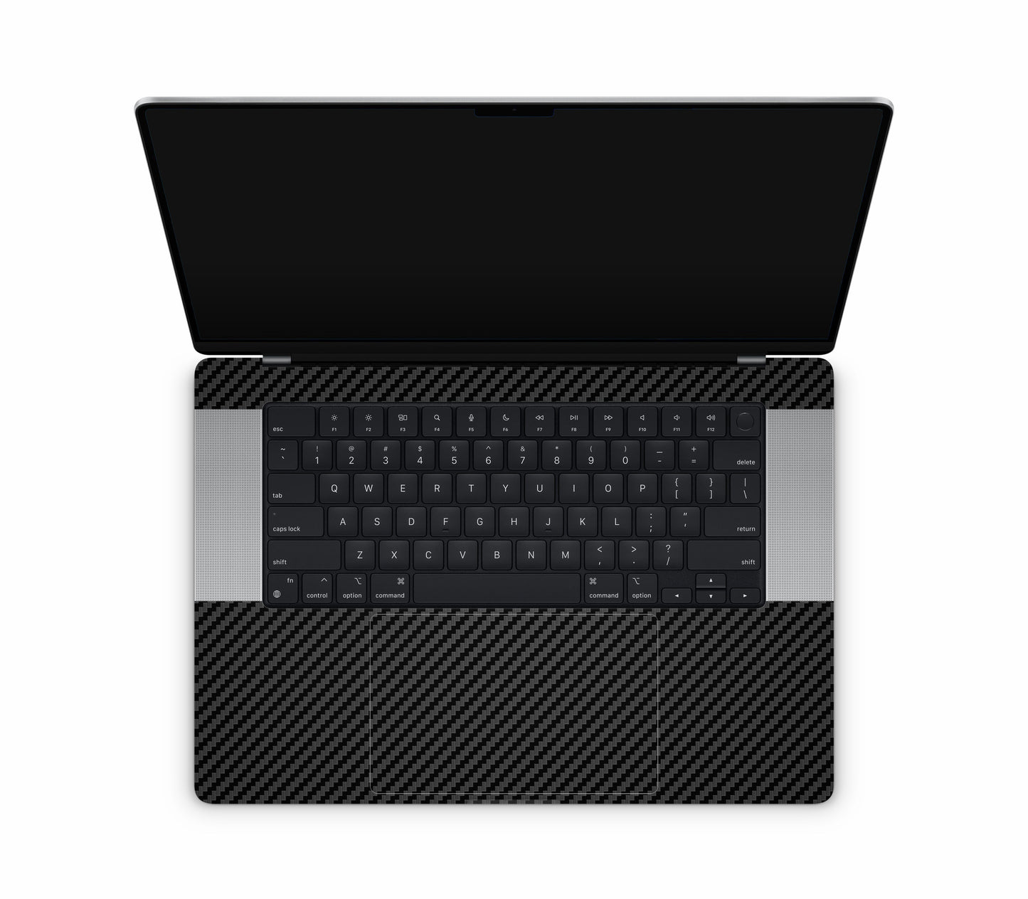 MacBook Pro 16" (2024, M4) skin, Code: Carbon, inside skin