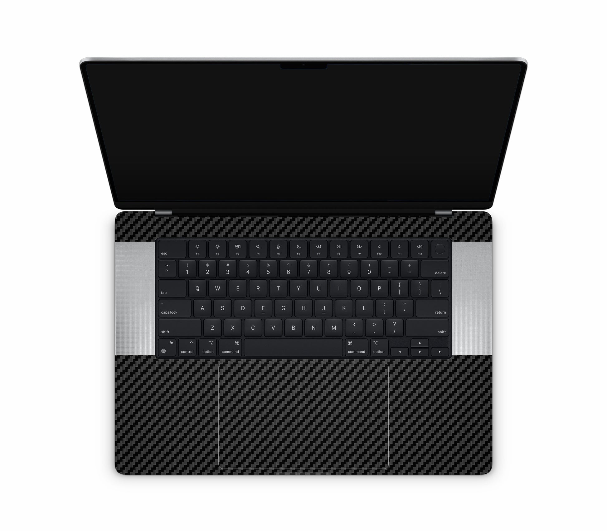 MacBook Pro 16" (2024, M4) skin, Code: Carbon, inside skin