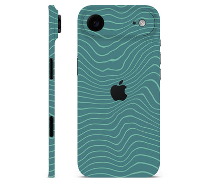 iPhone Air skin, Tide, full wrap with logo cutout