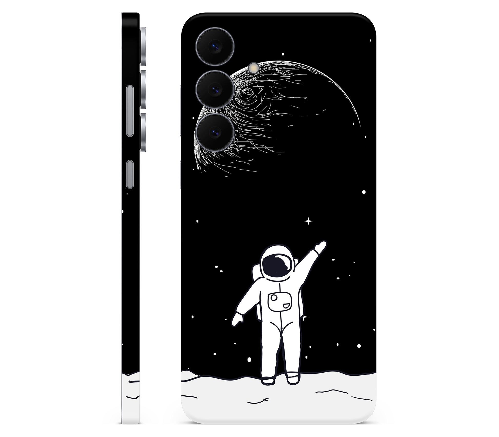 Galaxy S25 FE skin, Moonwave, full wrap skin