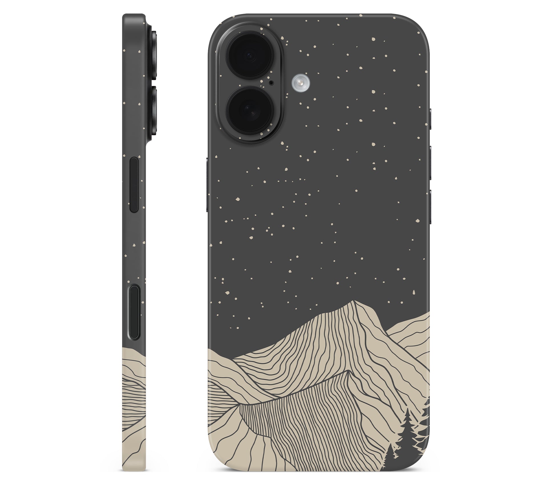 iPhone 16 Plus skin, Nightline, full wrap without logo cutout