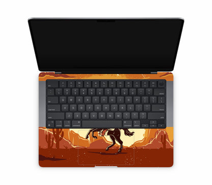 MacBook Pro 14" (2023, M3) skin, Cowboy, inside skin