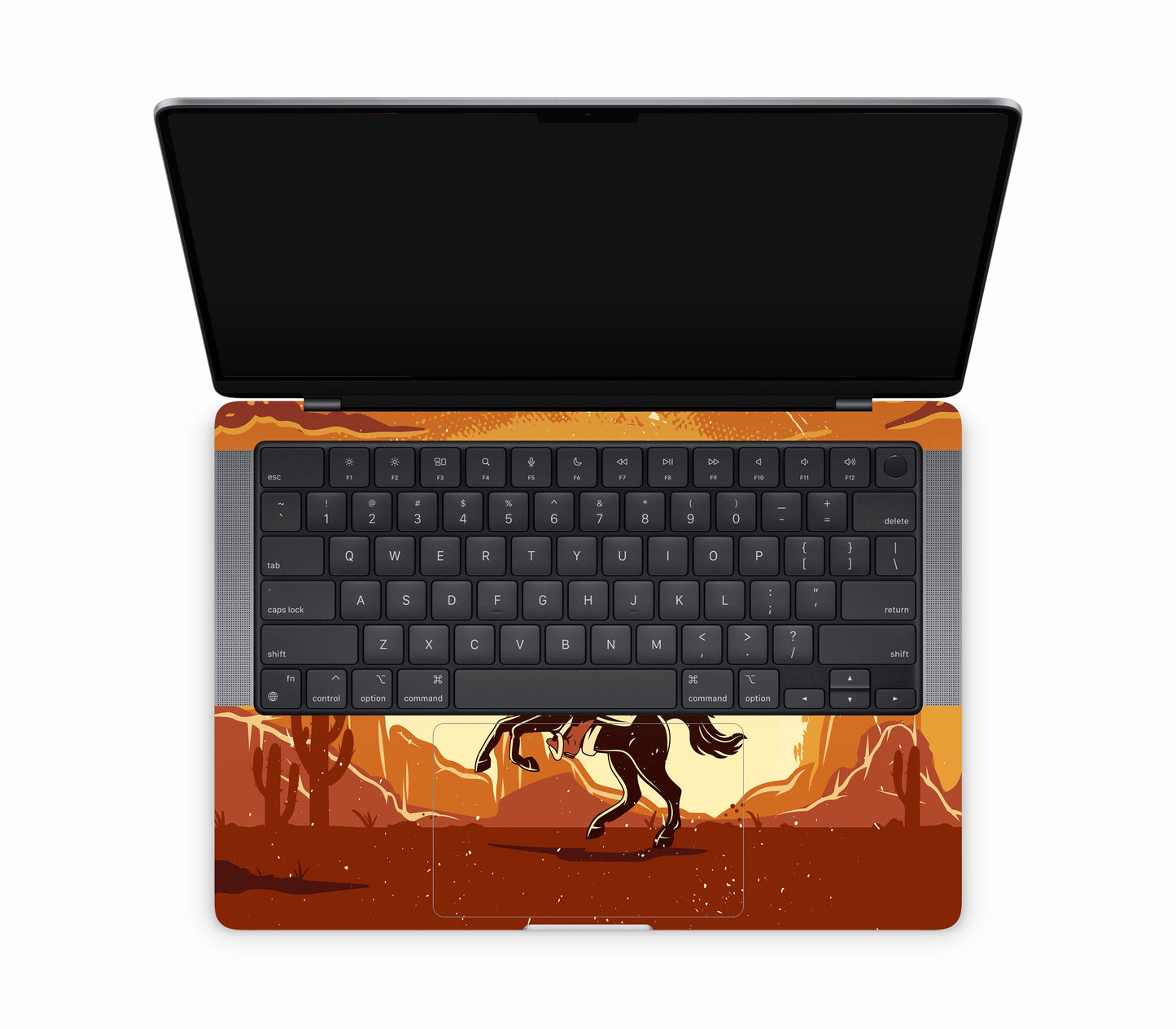 MacBook Pro 14" (2025, M5) skin, Cowboy, inside skin