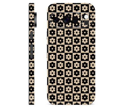 Google Pixel 11 Pro skin, Floral Grid, full wrap skin