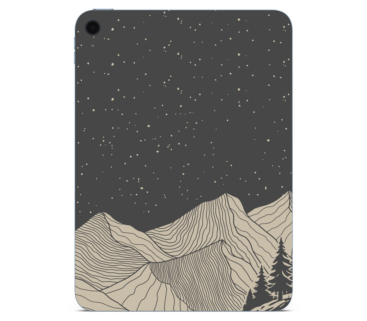 iPad 10.9" (2022, Gen 10) skin, Nightline, back skin without logo cutout
