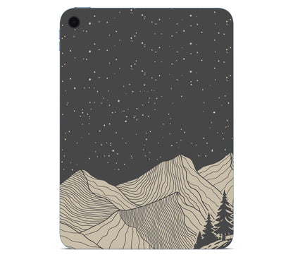iPad 10.9" (2022, Gen 10) skin, Nightline, back skin without logo cutout