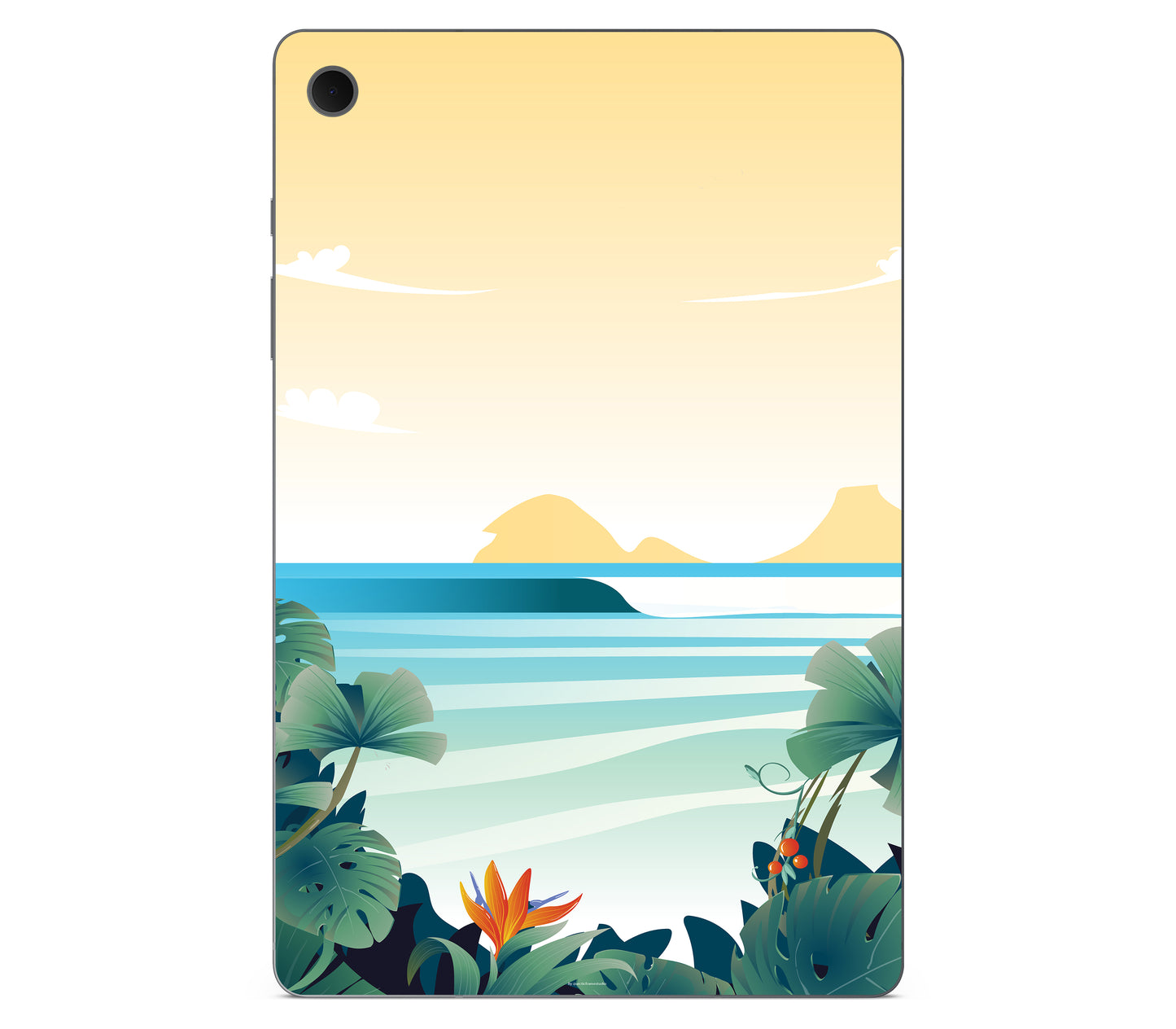 Galaxy Tab S10 Lite skin, Sizzle Bay, back skin