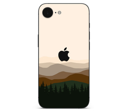 iPhone 17e skin, Sierra Dusk, back skin with logo cutout