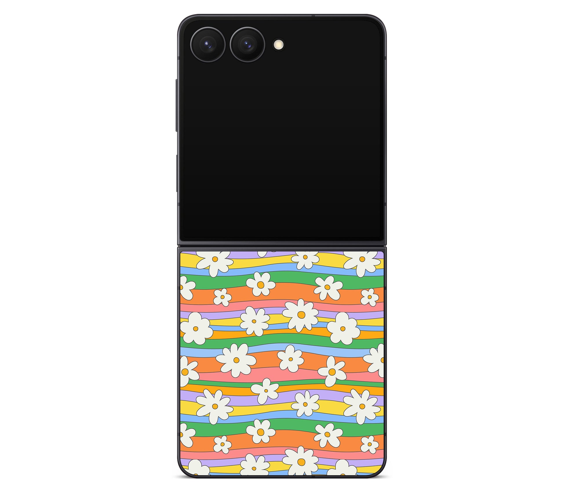 Galaxy Z Flip 8 skin, Daisy Drift, back skin