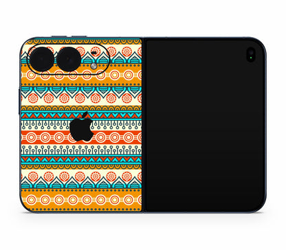 iPhone Duo skin, Rangoli, back skin with logo cutout