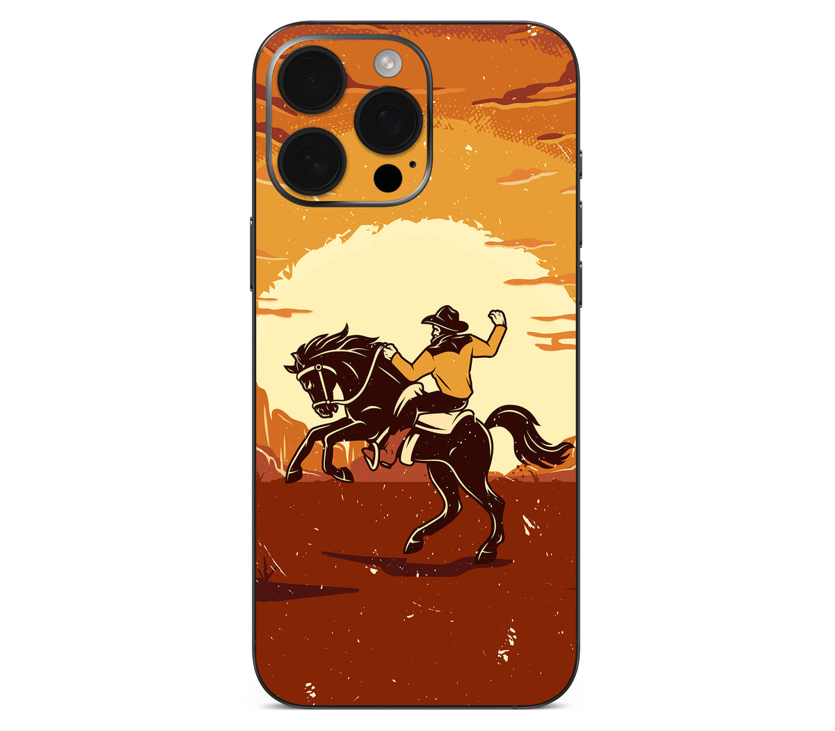 iPhone 16 Pro skin, Cowboy, back skin