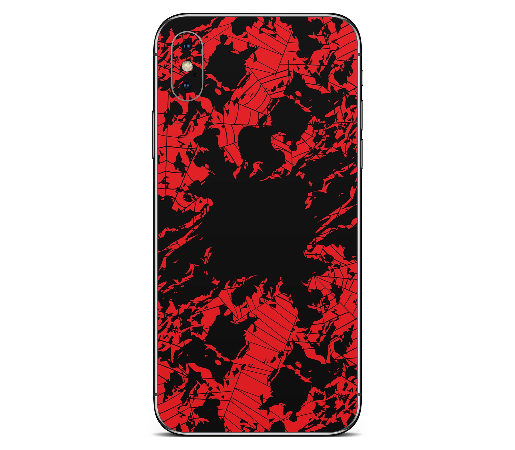 iPhone X skin, Deadlink, back skin with logo cutout