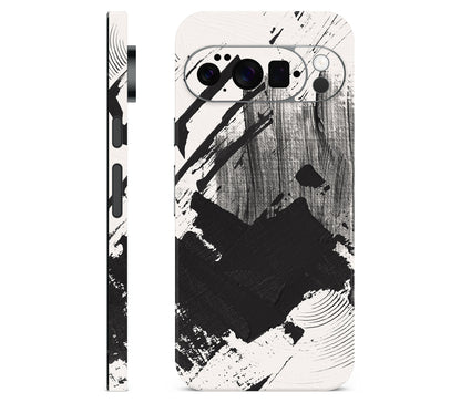 Google Pixel 11 Pro skin, Black Noir, full wrap skin