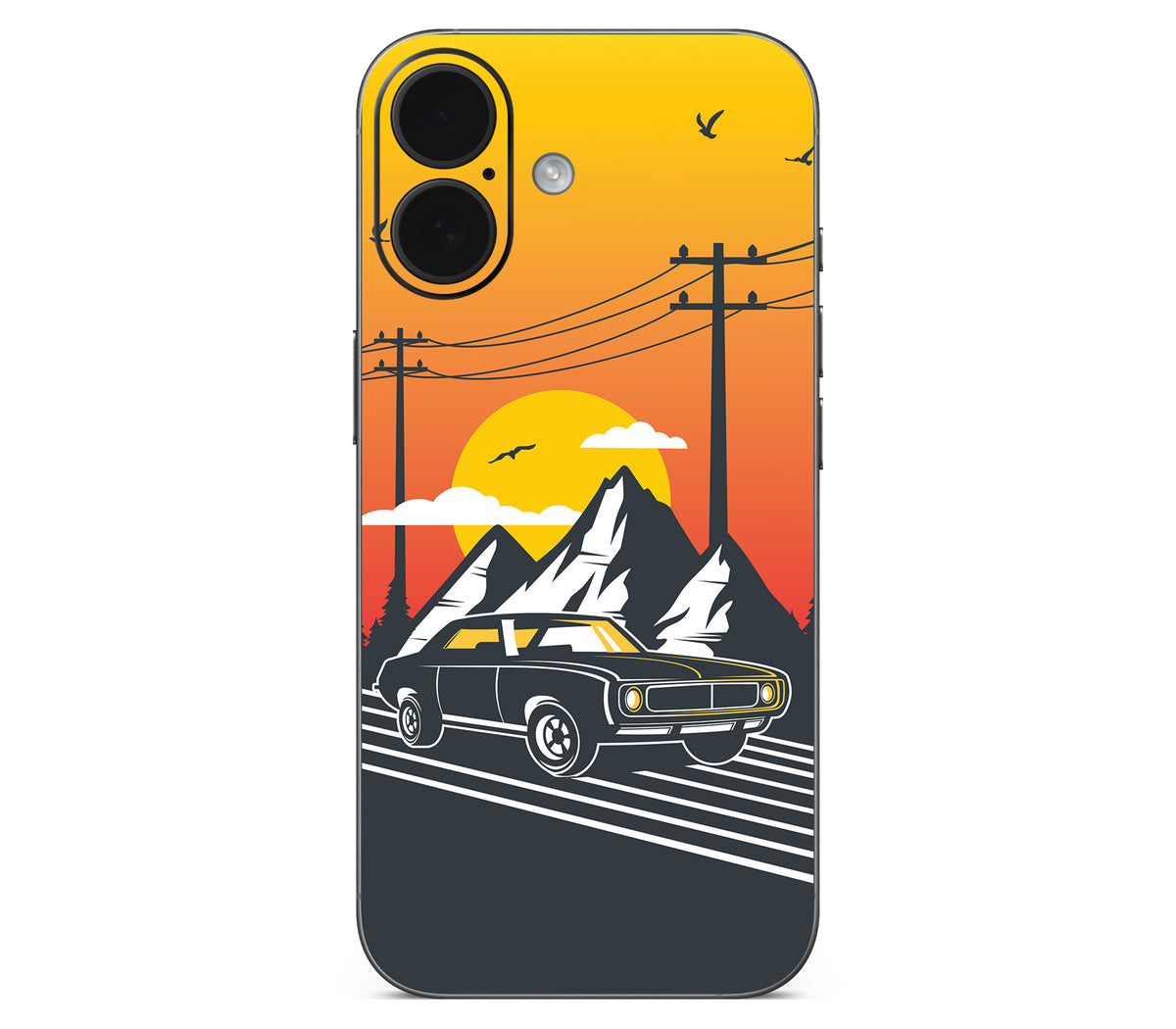 iPhone 17 skin, Last Ride, back skin