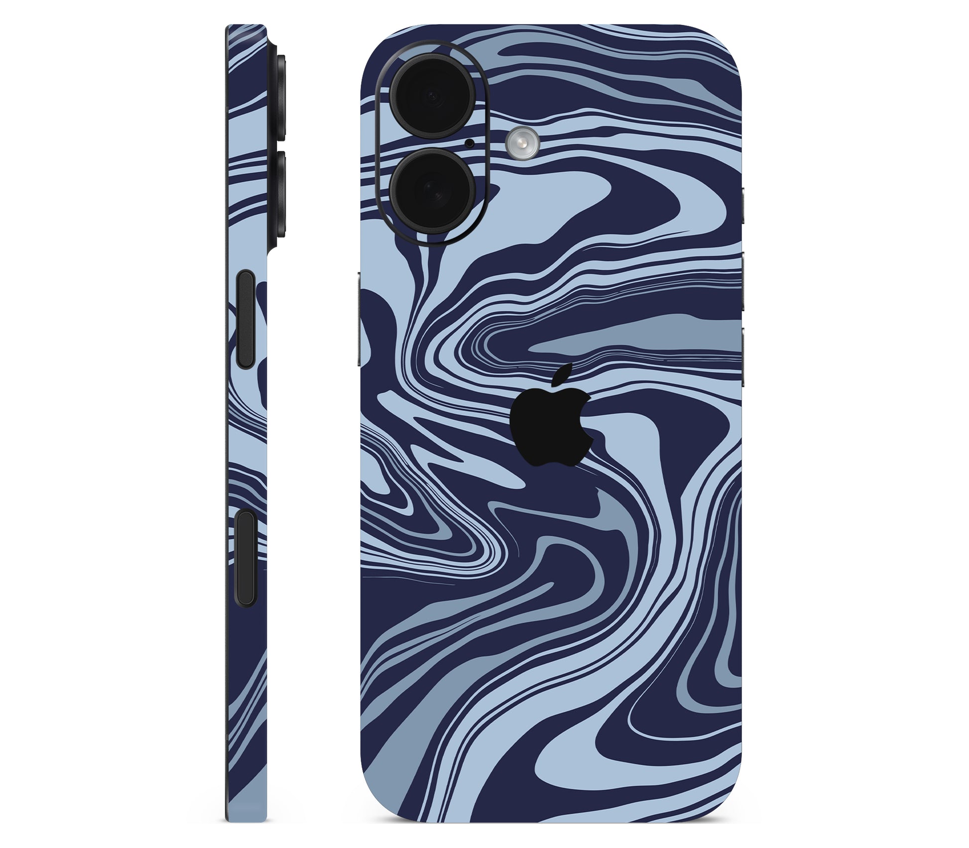 iPhone 17 skin, Vertigo (Blur), full wrap with logo cutout