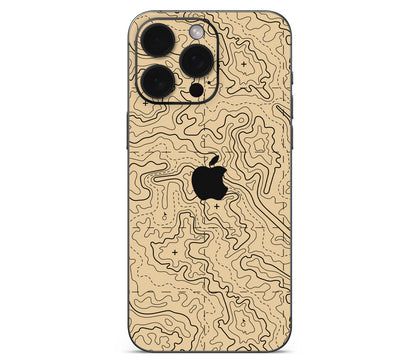 iPhone 15 Pro skin, Lockdown (Sandline), back skin with logo cutout
