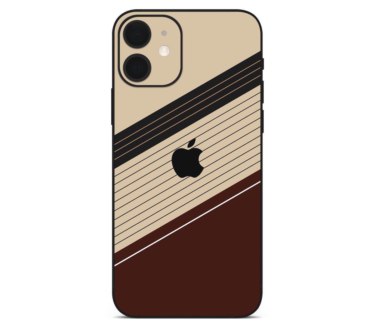 iPhone 12 Mini skin, Edge, back skin with logo cutout