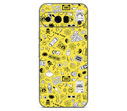 Google Pixel 11 Pro XL skin, 90’s Nostalgia, back skin