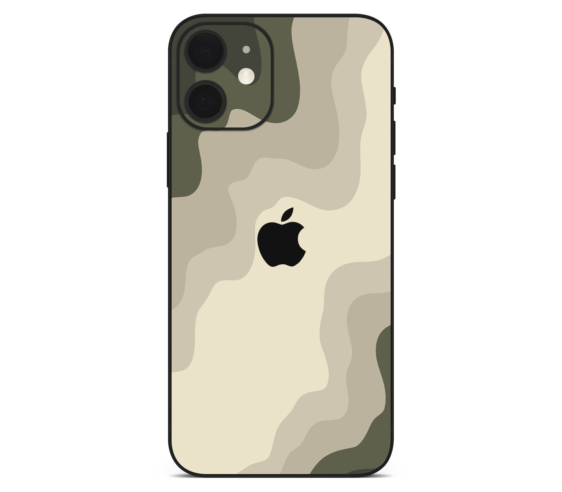 iPhone 12 skin, Drift (Mirage), back skin with logo cutout