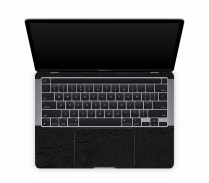 MacBook Pro 13" (2020, M1) skin, Black Ice, inside skin