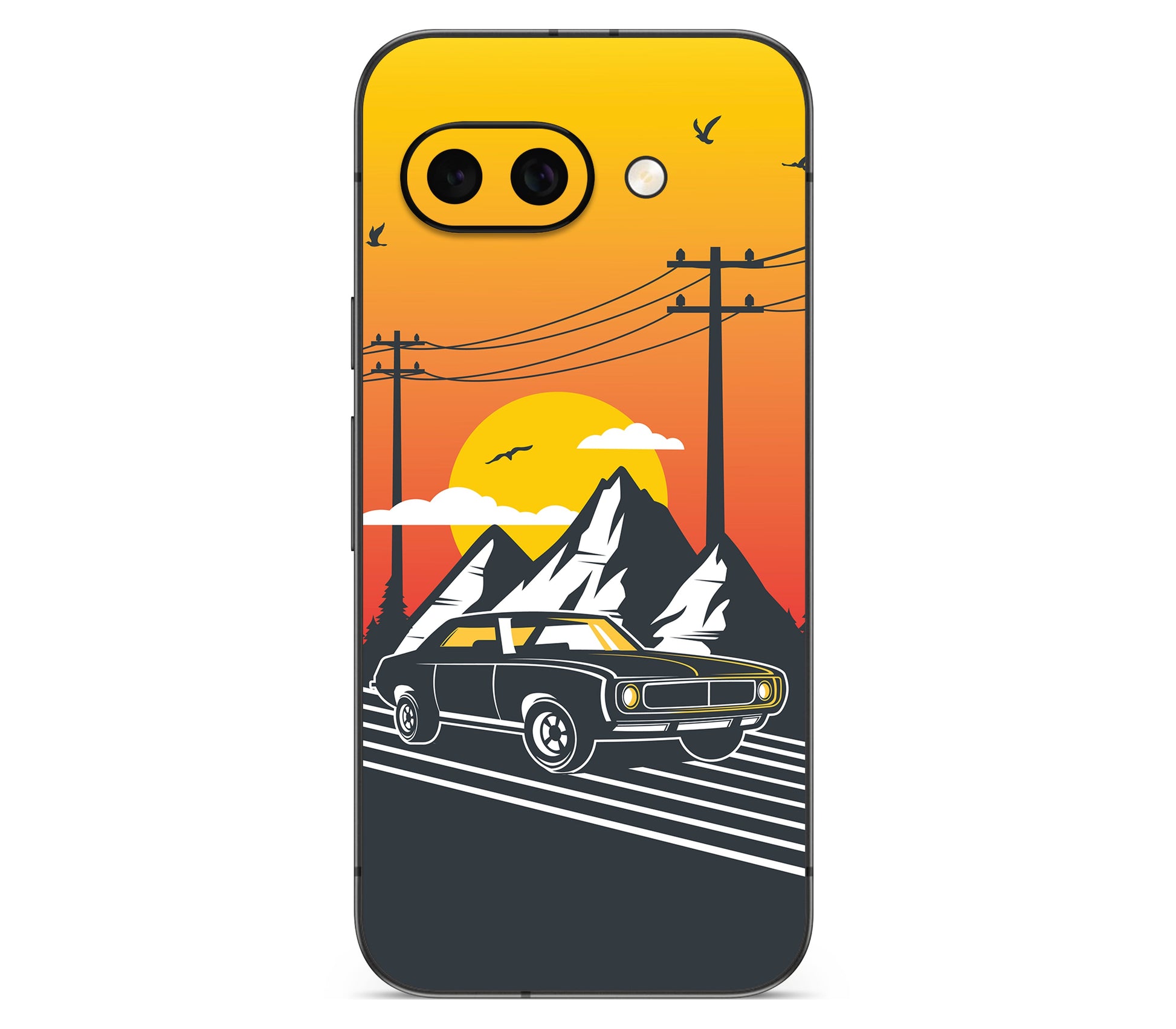 Google Pixel 10A skin, Last Ride, back skin