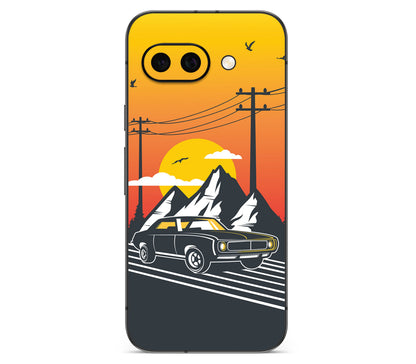 Google Pixel 10A skin, Last Ride, back skin